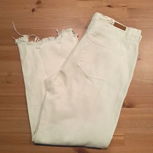 Pants - Umgee Women’s Jeans Distressed  Button Fly White Size 5 New*